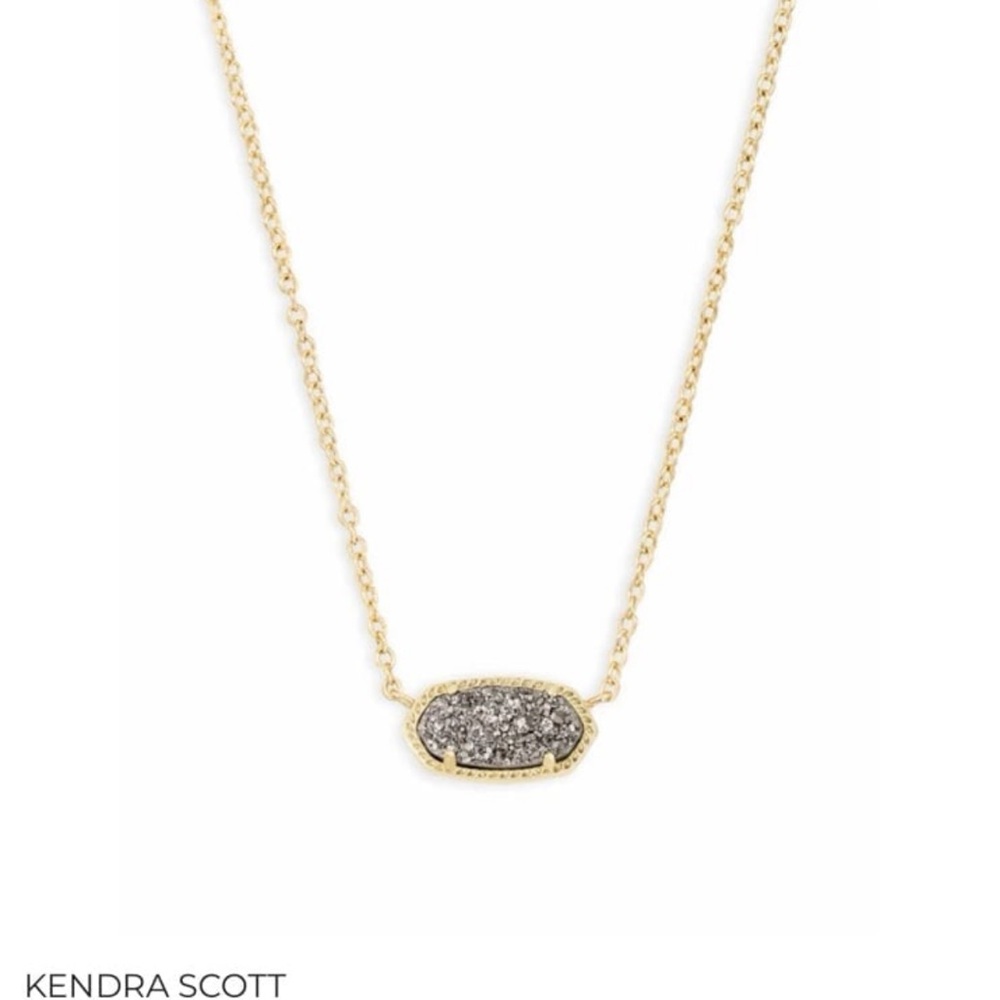 KENDRA SCOTT Elisa Gold Platinum - Drusy Necklace